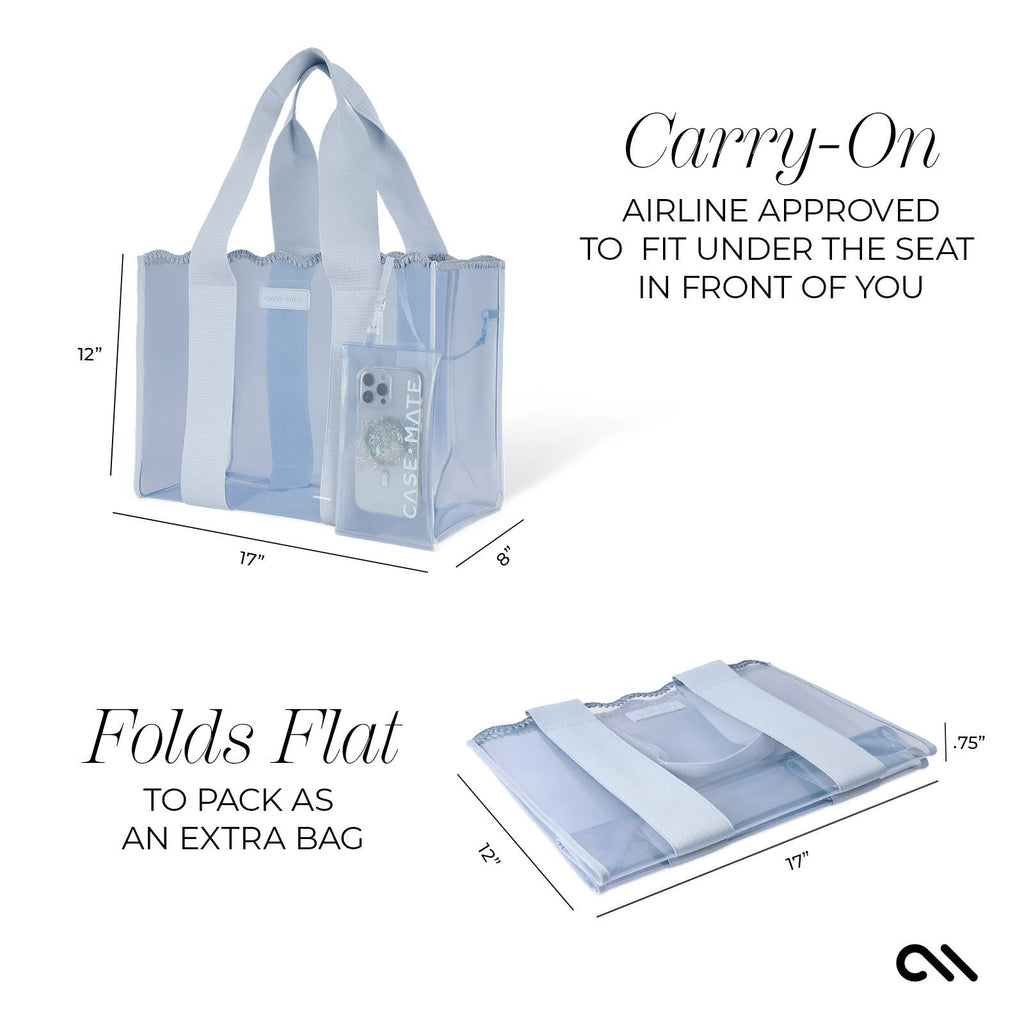 Bolsa tote Jelly Carolina Blue Crochet Wave de Case-Mate