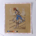 "Dages Dancer" - Hand Painted Needlepoint Canvas by HM Nabavian