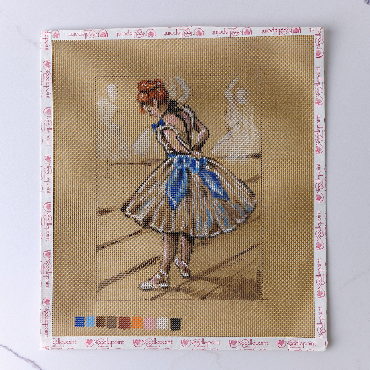 "Dages Dancer" - Hand Painted Needlepoint Canvas by HM Nabavian