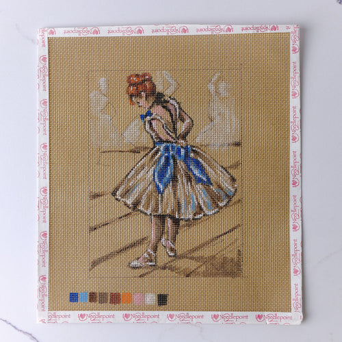 "Dages Dancer" - Hand Painted Needlepoint Canvas by HM Nabavian