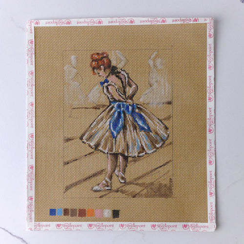 "Dages Dancer" - Hand Painted Needlepoint Canvas by HM Nabavian