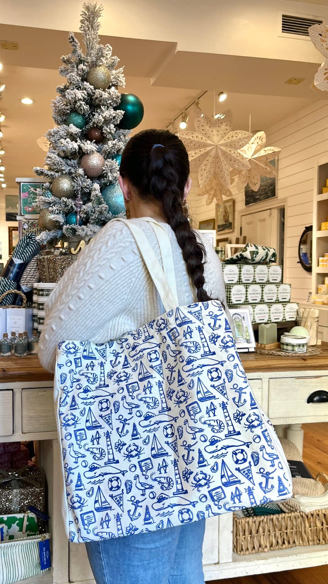 Old Whaling Co. Tote Bag