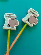 Knitting Needle Point Protectors Kitchen Stand Mixer Baking: Pink by Comma Craft Co