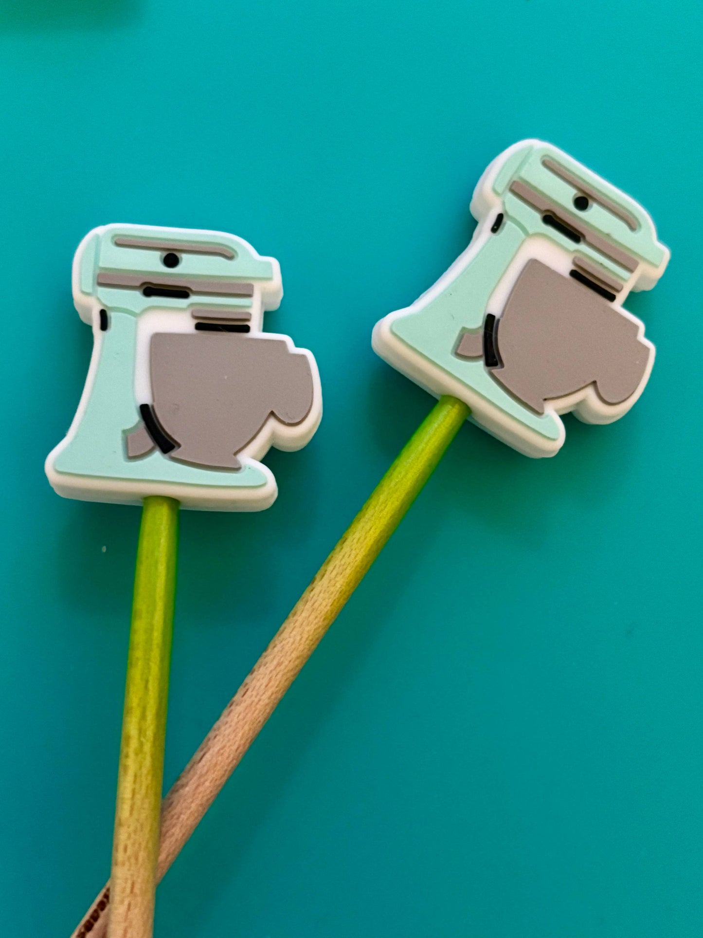 Knitting Needle Point Protectors Kitchen Stand Mixer Baking: Pink