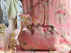Bolsa Pioneer Rosewood de Atenti, hecha a mano en EE. UU., bolsa floral estilo Mary Poppins con armazón de broche