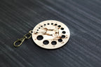 Medidor de agujas Rabbit in Forest con broche de bronce de Sunrise Grove
