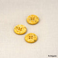 Botón "Pretty Pebbles" de 15 mm - Botón de 15 mm: Mustard yellow de LA DROGUERIE