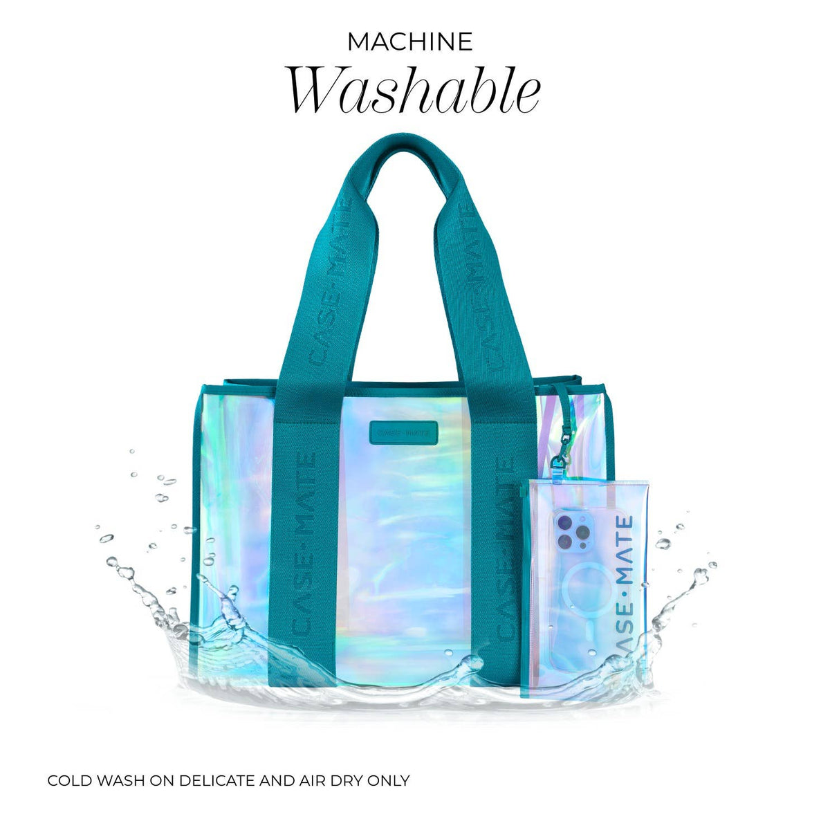 Bolsa tote Jelly Emerald Blue Soap Bubble de Case-Mate