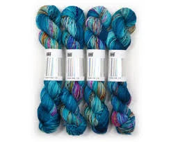 Hedgehog Fibres - Merino DK, Deep End