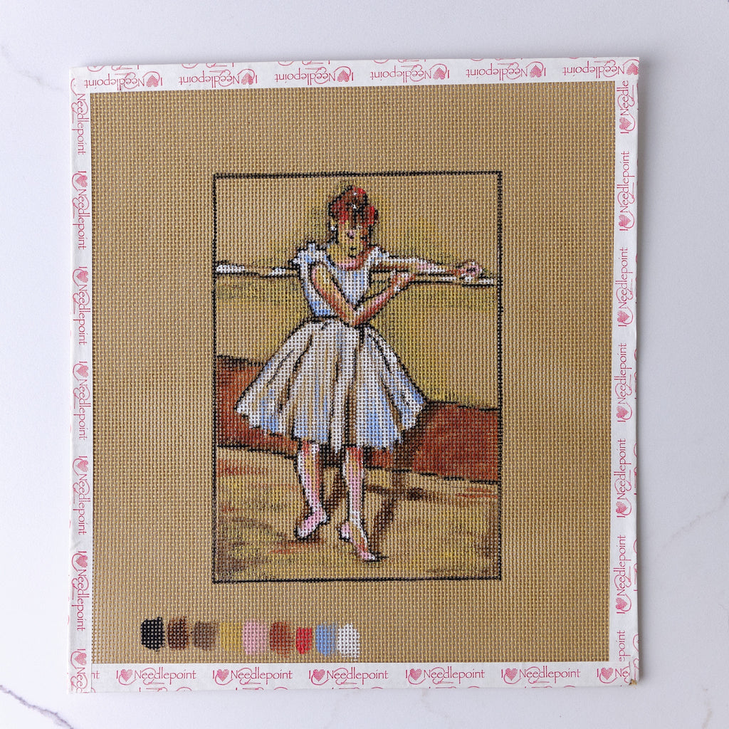 "Dega" - Hand Painted Needlepoint Canvas by HM Nabavian