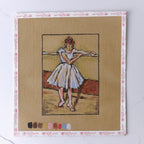 "Dega" - Hand Painted Needlepoint Canvas by HM Nabavian