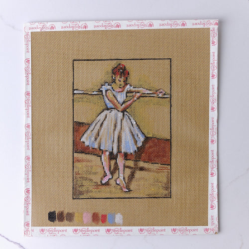 "Dega" - Hand Painted Needlepoint Canvas by HM Nabavian