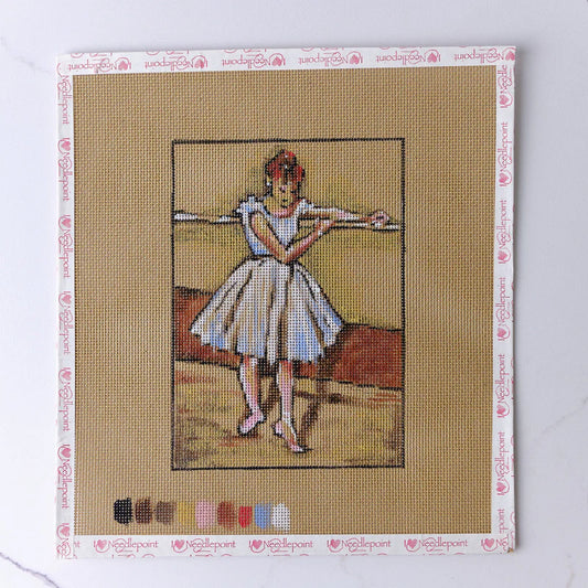 "Dega" - Hand Painted Needlepoint Canvas