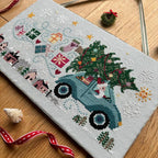 Driving Home for Christmas - Cross Stitch Kit by Love Poppet