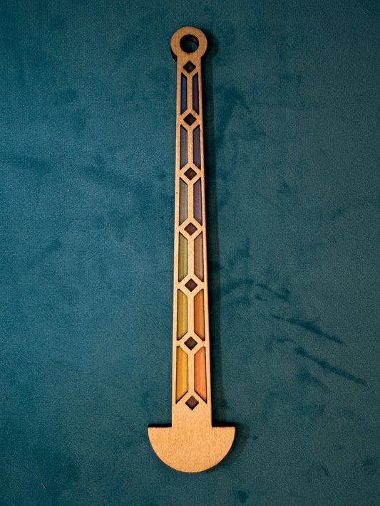 Extra Long Mini Minder Stick: Rainbow