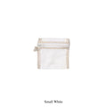 VINTAGE PARACHUTE LIGHT POUCH: White / Small by Puebco
