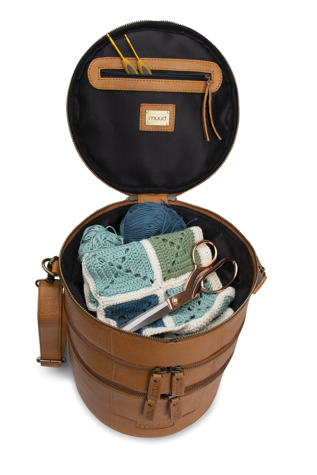 Bolsa para proyectos Bturn: Whisky / Talla única de Muud