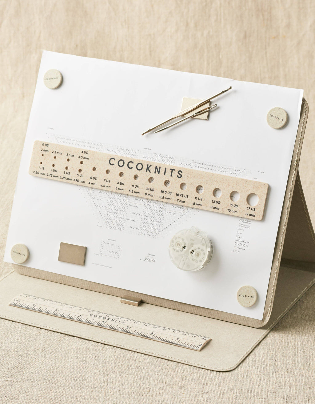 Tablero Maker's Board, Gray de Cocoknits