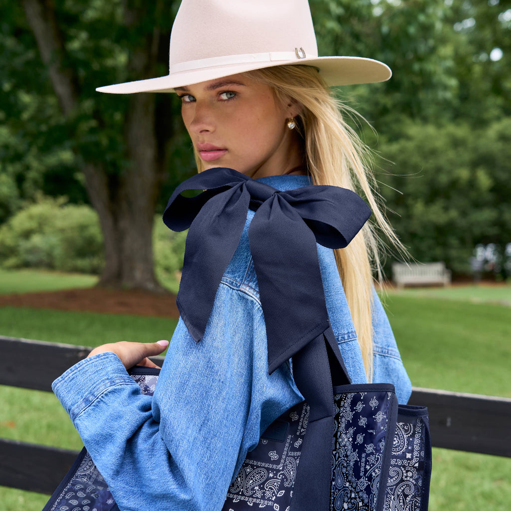 Bolsa tote Jelly Navy Bandana Bow de Case-Mate