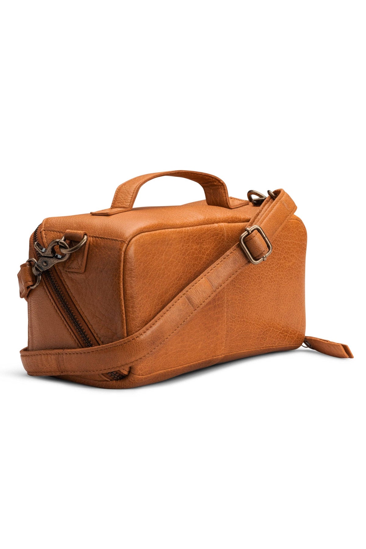 Bolsa cruzada Cleo: Whisky / Talla única de Muud