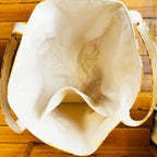 Nueva bolsa tote Boho de lona Vine Black de Erin Flett