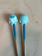 Protectores de puntas para agujas de tejer - yeti 3D de Comma Craft Co