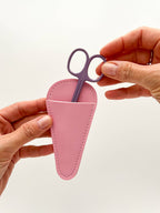 Fundas para tijeras, estuche pequeño para tijeras, funda de cuero de Matryoshka Doll Shop