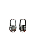 Aretes de marcadores de puntos en plateado: par de Coco Clem