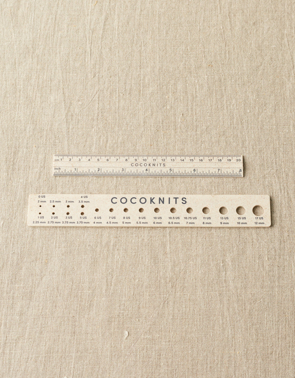 Juego de regla y medidor de Cocoknits