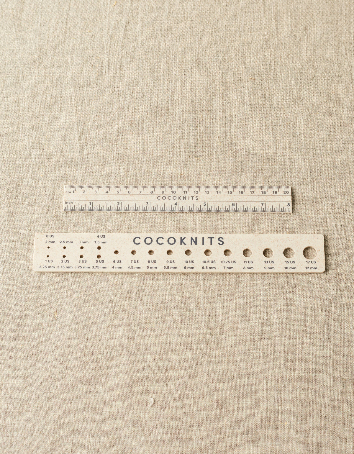 Juego de regla y medidor de Cocoknits
