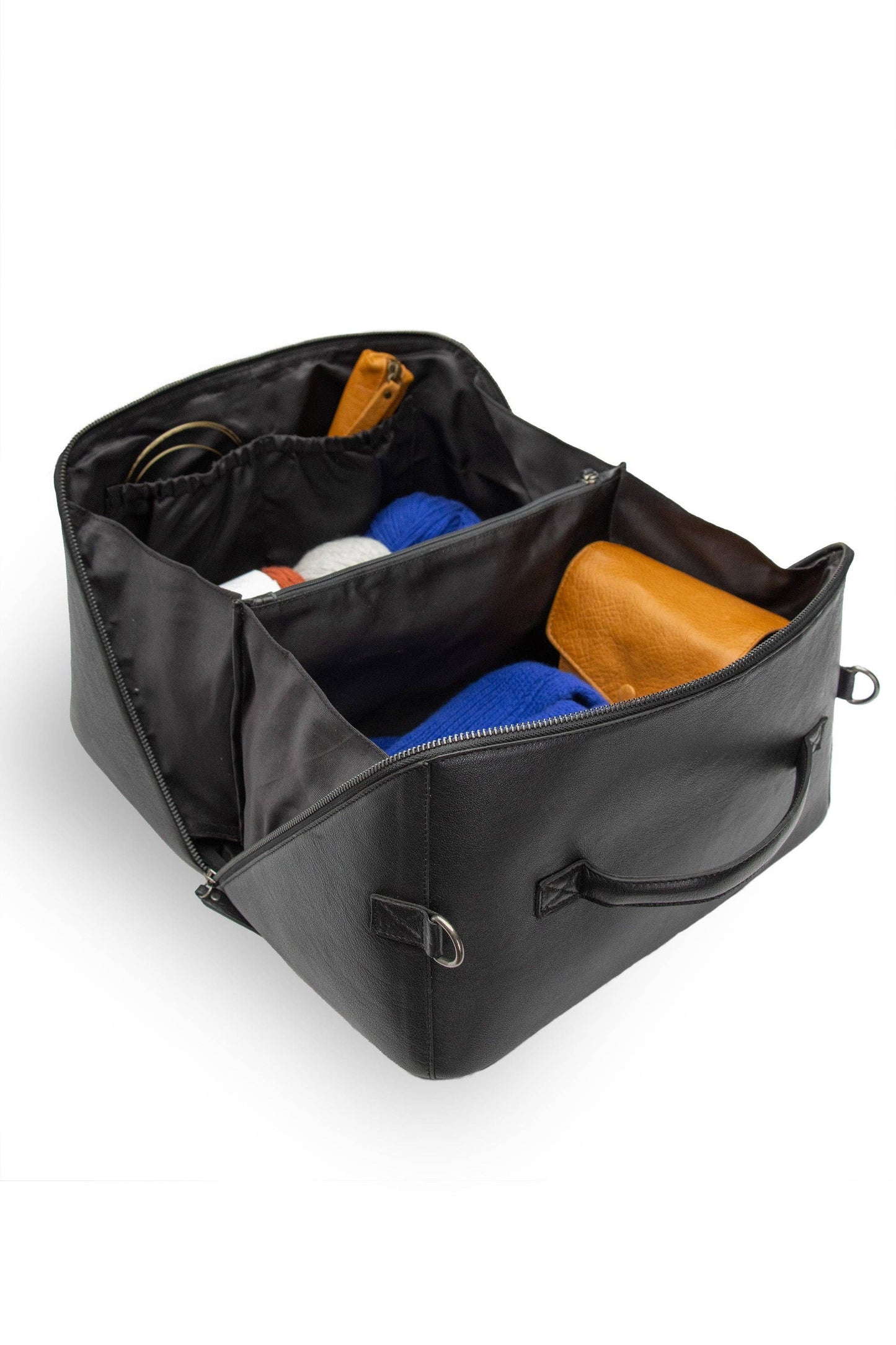 Cleo XL Project Bag: Black / One size