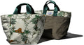 Bolsa de tela de tienda de campaña vintage estampada: Jungle de Puebco