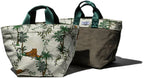 Bolsa de tela de tienda de campaña vintage estampada: Jungle de Puebco