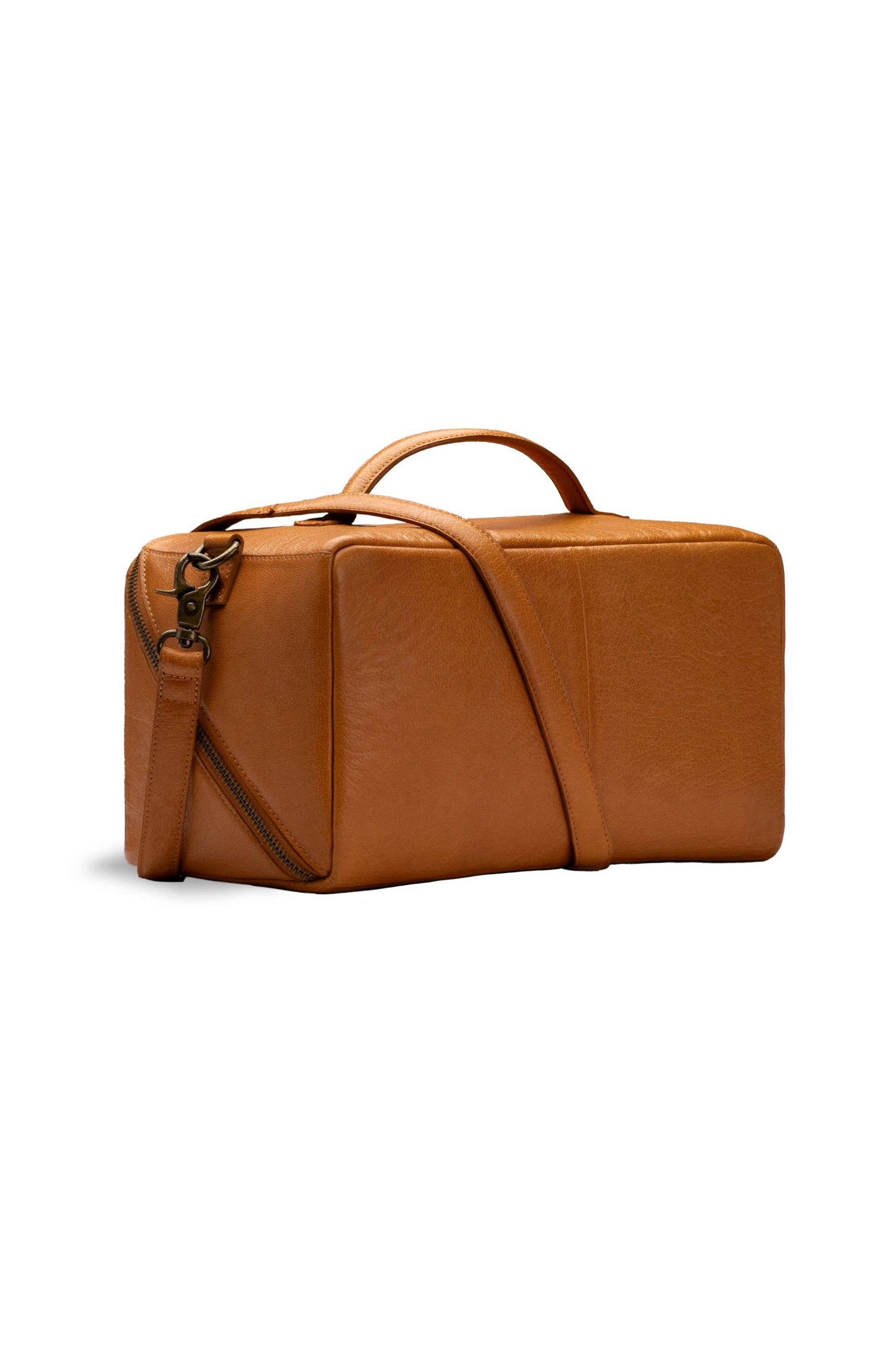 Cleo midi Project Bag: Rich Brown / One size