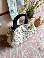 Siberia Divina; bolso de mano y bolsa pequeña para proyectos hechos en EE. UU. de Atenti