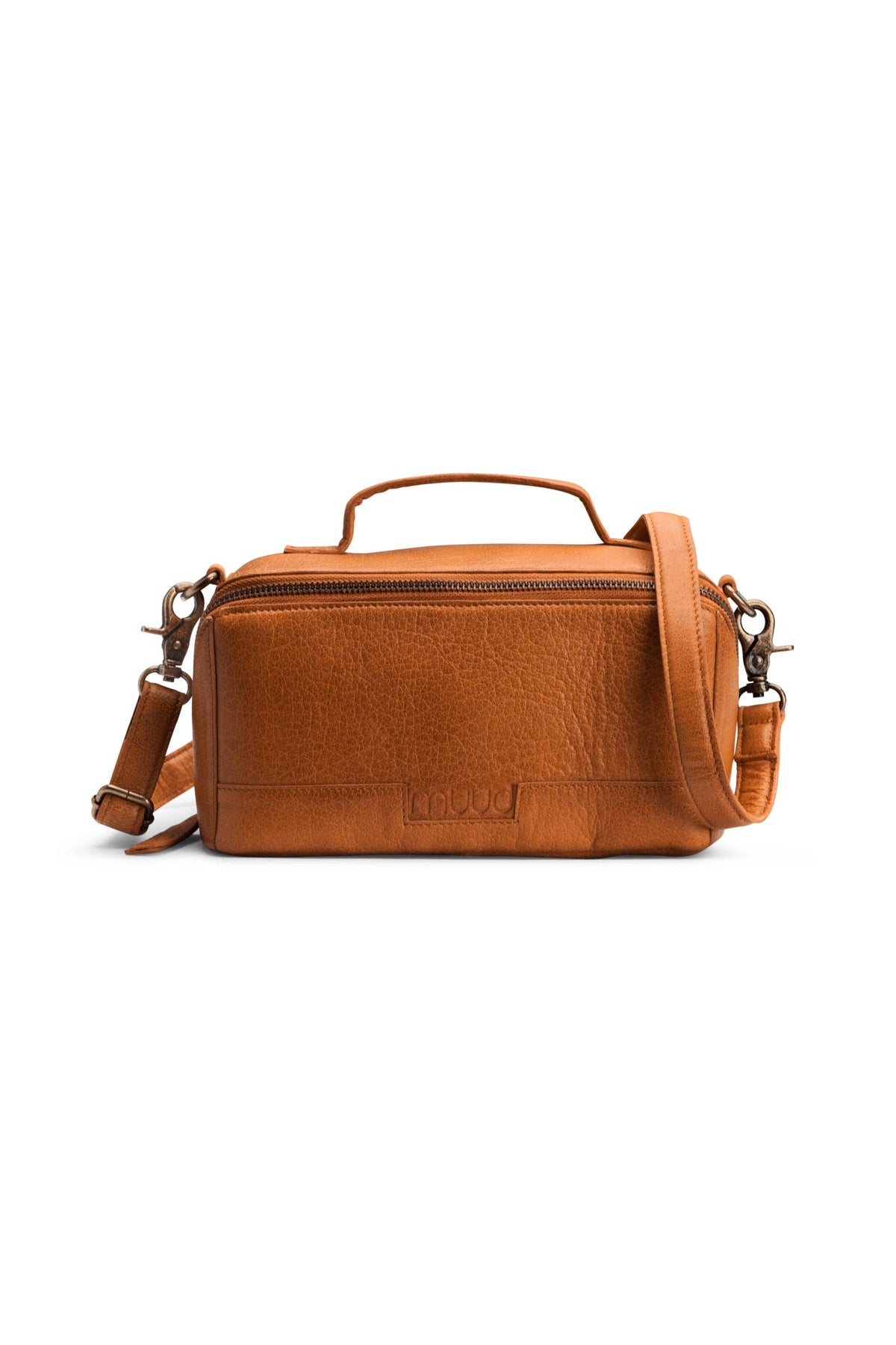 Bolsa cruzada Cleo: Whisky / Talla única de Muud