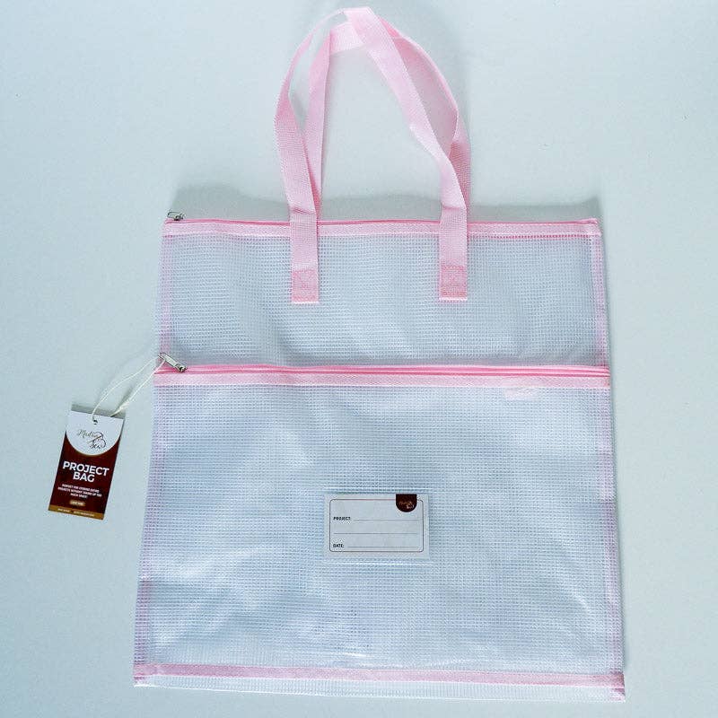 Bolsa para proyectos: guarda todo tu proyecto en un solo lugar - Light Pink de Madam Sew