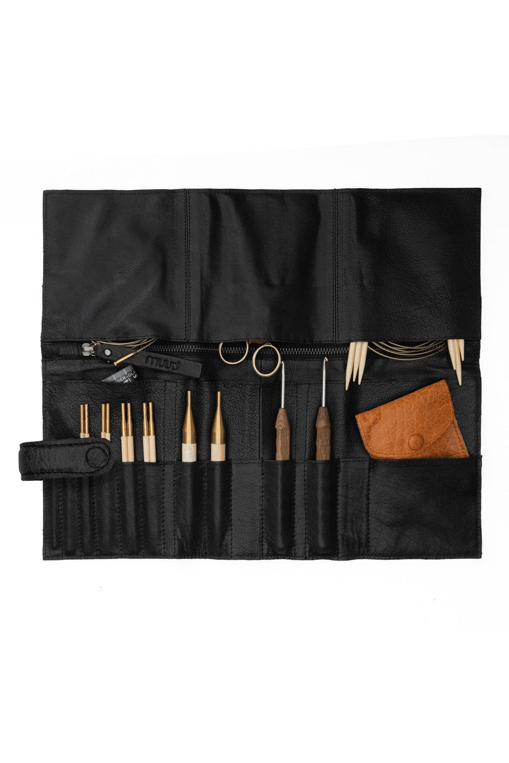 Estuche para agujas Stockholm: Black / Talla única de Muud