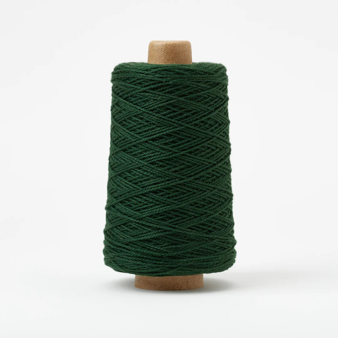 3/2 Beam Organic Cotton - Weaving Yarn, Evergreen