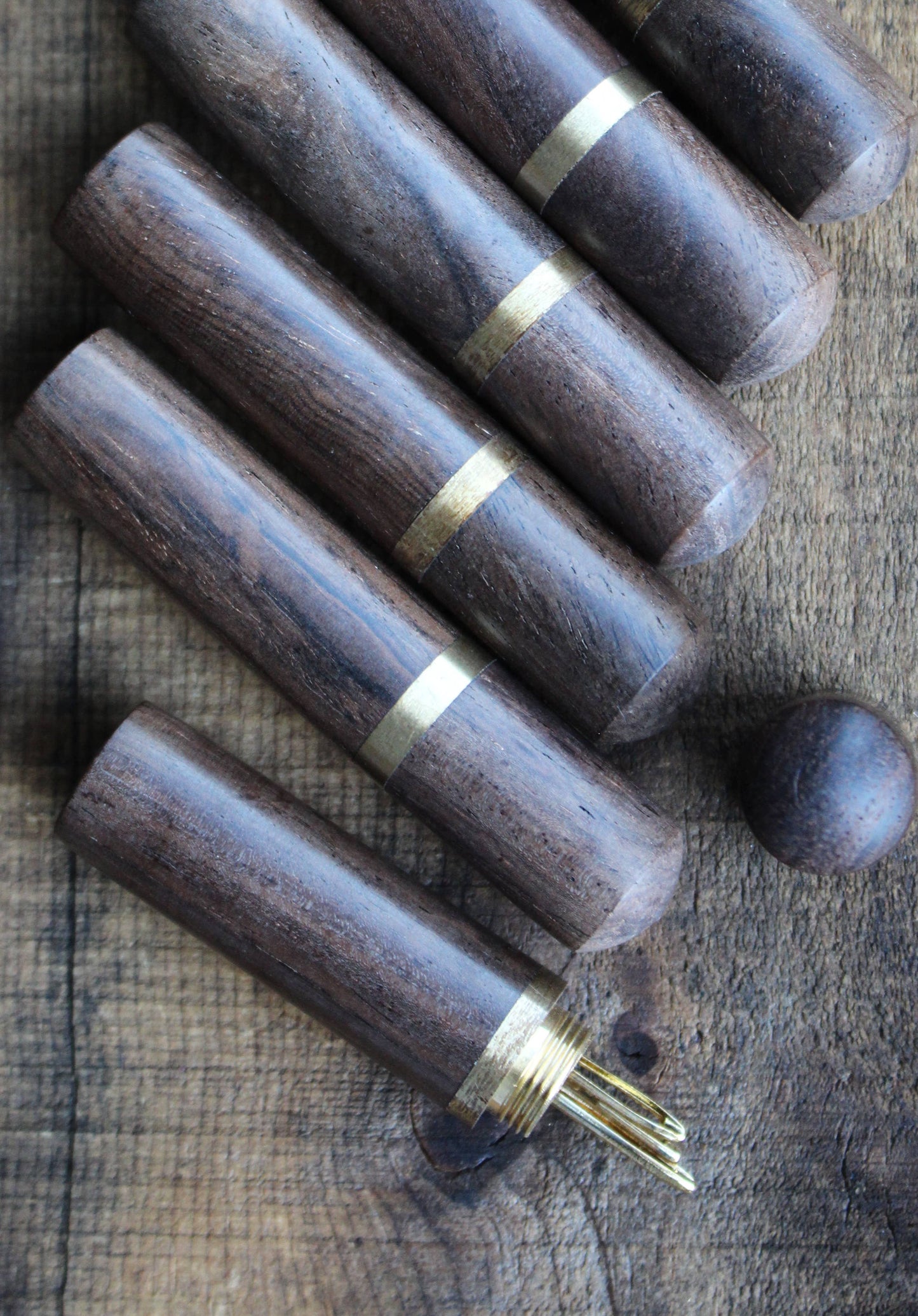 Wooden Needle Case : Ebony