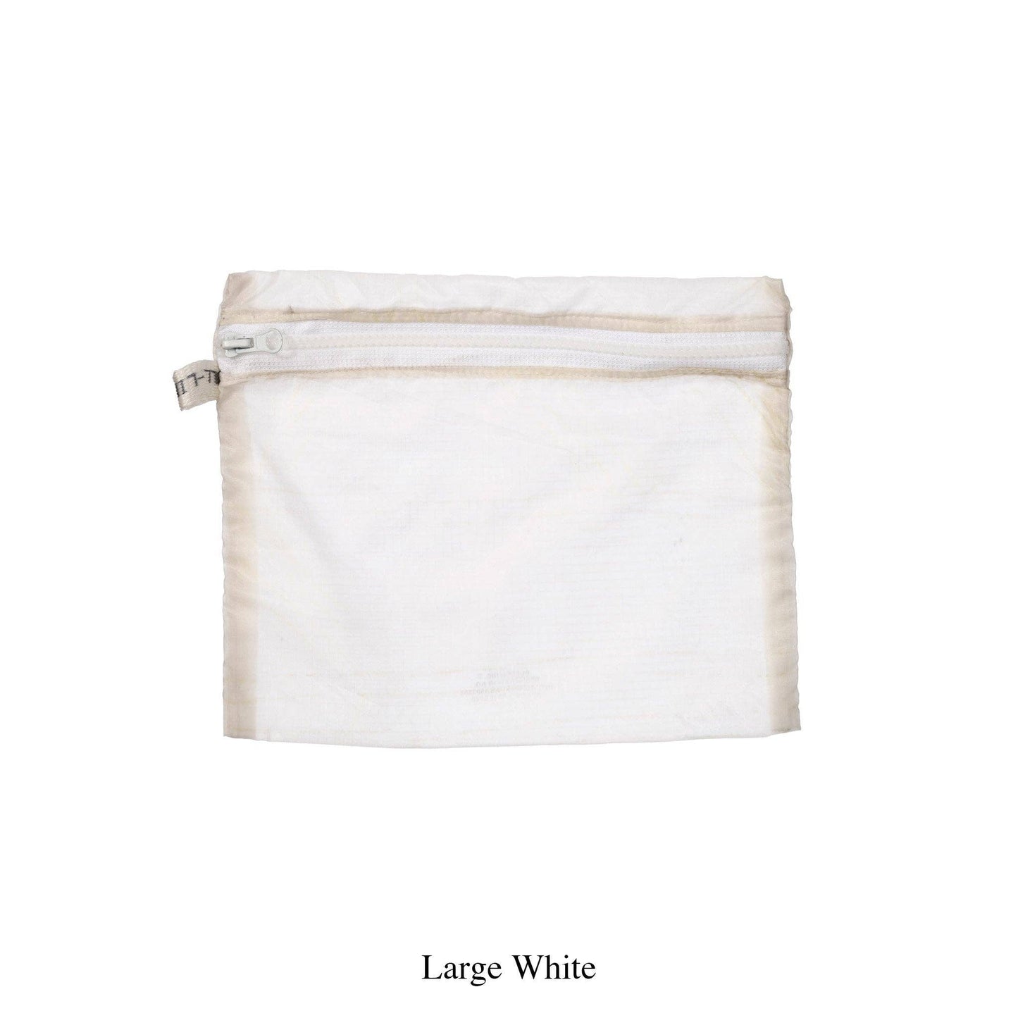 VINTAGE PARACHUTE LIGHT POUCH: White / Large