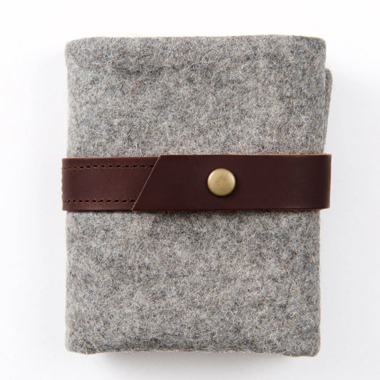 Standard wool interchangeable needle case: Light Gray