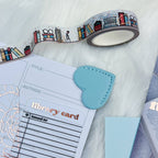 Separador de libros de corazón Baby Blue de The HoneyBShop