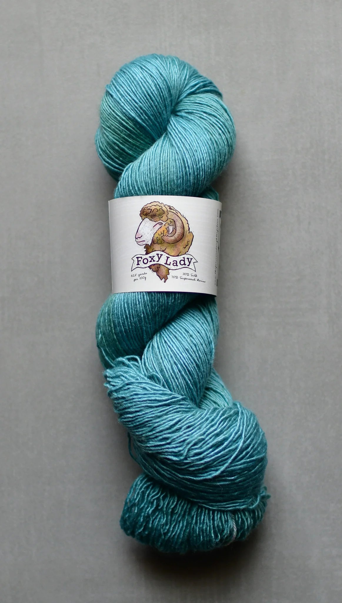 Farmer's Daughter Fibers - Foxy Lady Solids, The Sapphire Empress