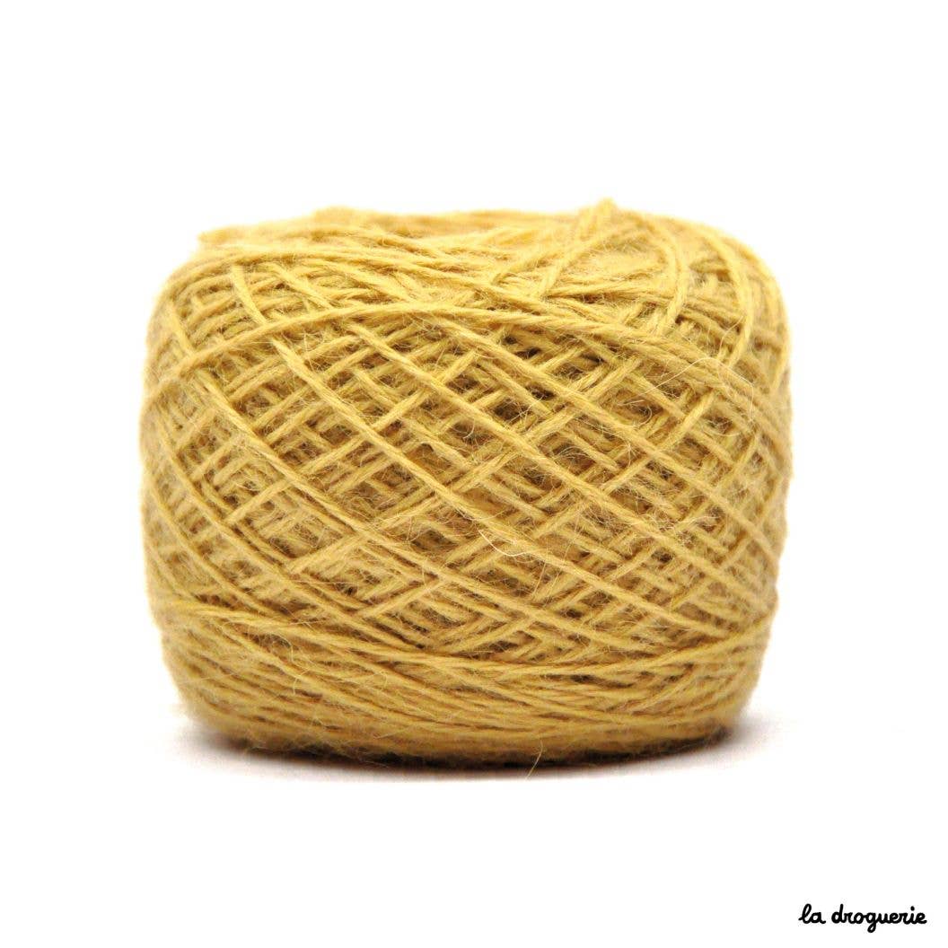 Alpaca knitting yarn: Dijon mustard