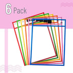 Fundas de bolsillo de colores para borrado en seco - Multicolor de Mr. Pen