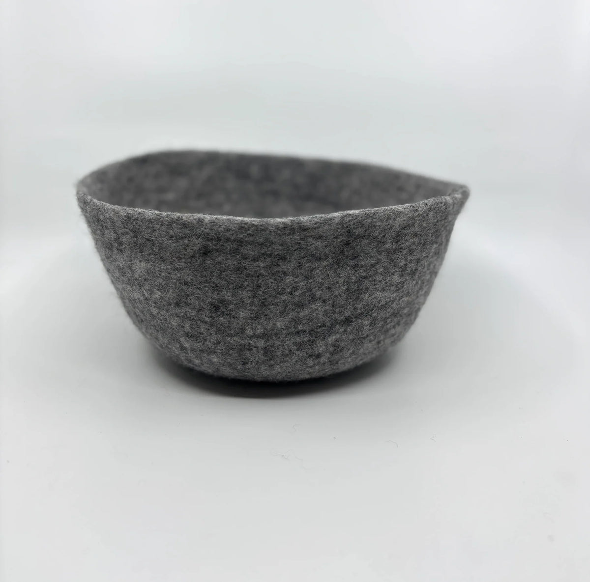 Fibres of Life - Felt Bowl, Flecked Grey