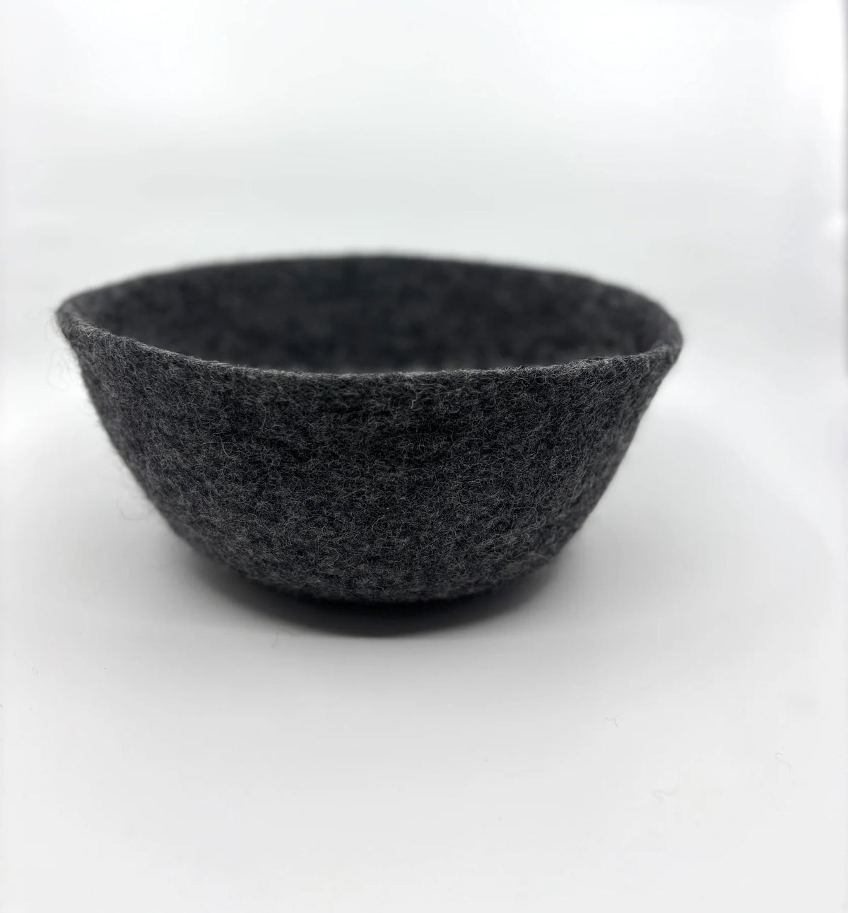 Fibres of Life - Felt Bowl, Flecked Steel