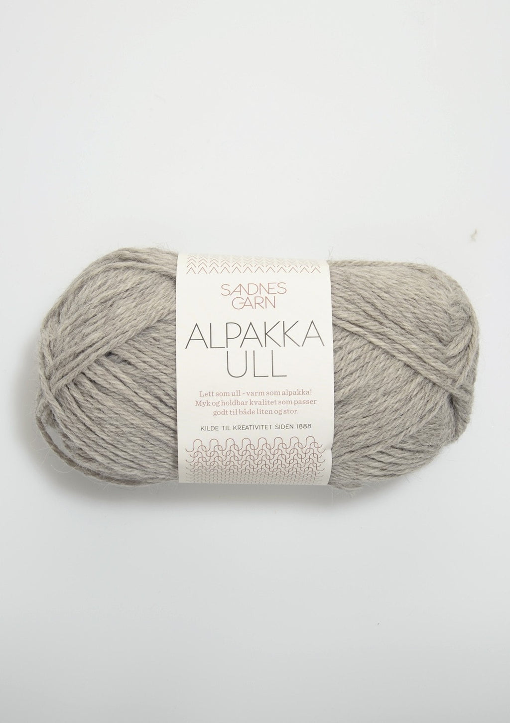 Alpakka Ull, Grey Melange
