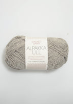 Alpakka Ull, Grey Melange